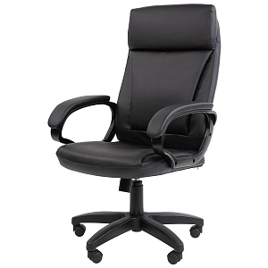 Офисное кресло CHAIRMAN 794 LT, экокожа, черный